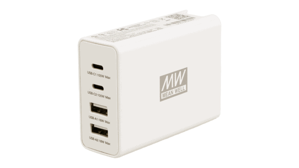100W 4-Fach USB Ladegerät, 2x USB-C, 2x USB-A, PD3.0