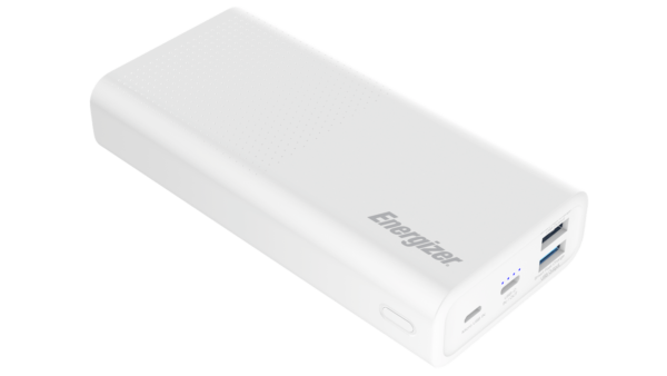 Energizer Powerbank UE20012PQ, 20'000mAh, 1x USB-C, 2x USB-A, weiss