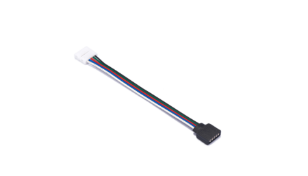 Adapterkabel RGBW RGBWW mit Verbinder für LED-Streifen & Flachsteckbuchse, 5polig