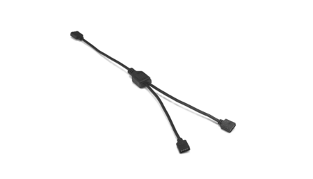 Mehrfach Stromverteiler / Y-Kabel RGB mit Flachsteckbuchsen, 4polig für LED-Applikationen, etc.