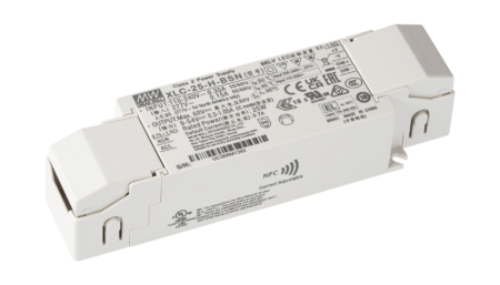 25W LED Betriebsgerät 300mA bis 1050mA/9V...54V, 3in1 dimming, Independent, NFC