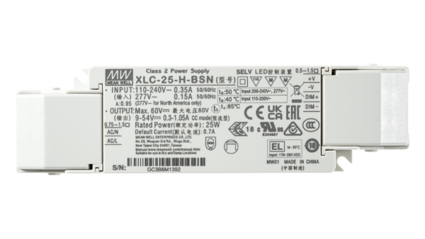 25W LED Betriebsgerät 300mA bis 1050mA/9V...54V, 3in1 dimming, Independent, NFC - Image 2