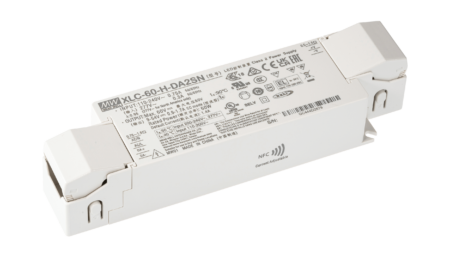 60W LED Betriebsgerät 900mA bis 1700mA/9V...54V, DALI2, AC Push, NFC, Independent