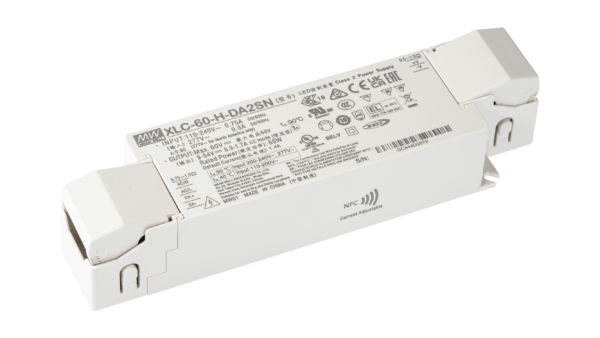 60W LED Betriebsgerät 900mA bis 1700mA/9V...54V, DALI2, AC Push, NFC, Independent