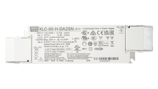 60W LED Betriebsgerät 900mA bis 1700mA/9V...54V, DALI2, AC Push, NFC, Independent - Image 2