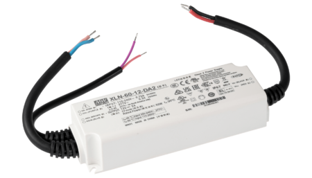 60W LED Betriebsgerät 12V/5A, DALI2, AC Push